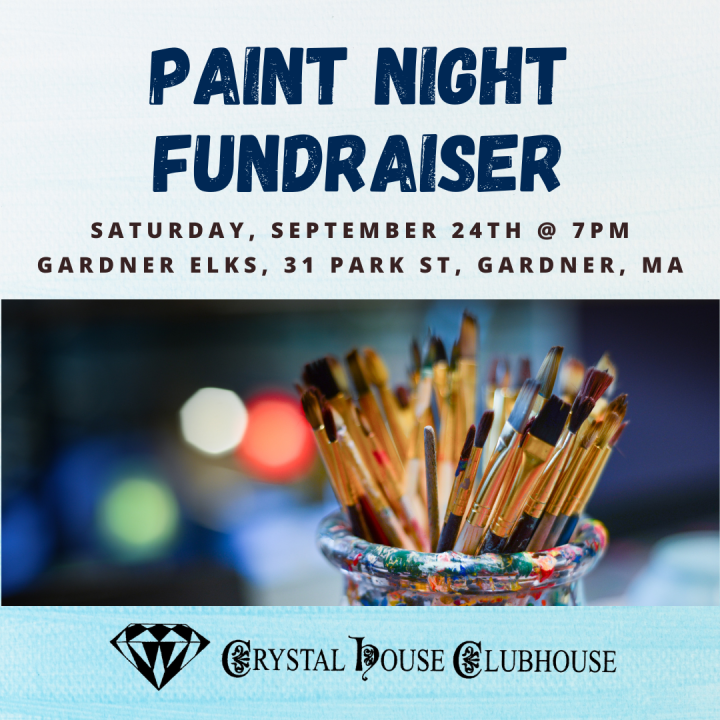 Paint Night Fundraiser for Crystal House Clubhouse